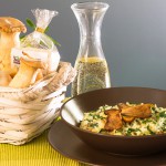 Cremiges Pilzrisotto mit Kräuterseitlingen, Champignons und Steinpilzen