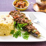 Karniyarik – Gefüllte Auberginen mit Hackfleisch und Bulgur