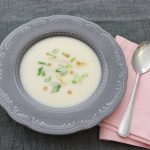 Spargelcremesuppe asiatisch mit Kokosmilch, Ingwer und Zitronengras